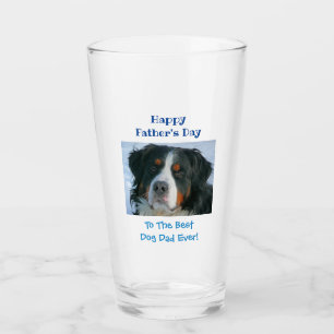 Fars dag Hund Pappa Best Aldrig Pet Photo Beer Pin Glaskopp