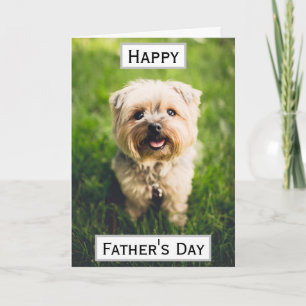Fars dag Hund Pappa, Underbarare bästa någonsin-fo Kort