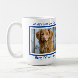 Fars dag Hund - sällskapsfoto - bästa Hund Kaffemugg