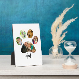 Fars dag Hundpappa | 5 Tassavtryck Fotocollage