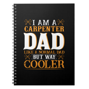 Fars dag I är ett Carpenter Pappa Anteckningsbok