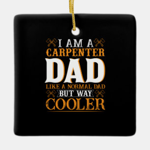 Fars dag I är ett Carpenter Pappa Julgransprydnad Keramik