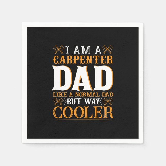 Fars dag I är ett Carpenter Pappa Pappersservett (Framsidan)