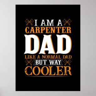 Fars dag I är ett Carpenter Pappa Poster