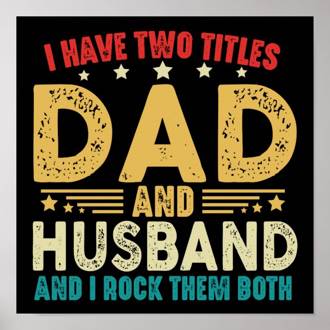 Fars dag I har två avdelningar Pappa och Make Poster (Framsidan)