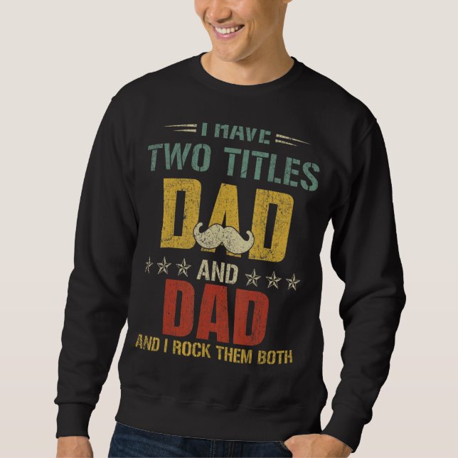 Fars dag I har två avdelningar Pappa och Pappa I S Lång Ärmad Tröja (Framsida)