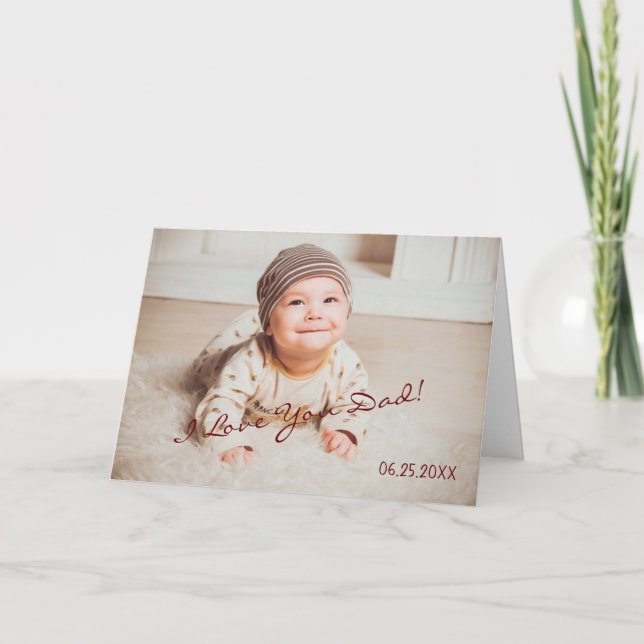 Fars dag I Kärlek - Mall för Anpassningsbar i Papp (Framsida)