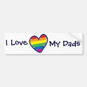 Fars dag I Kärlek My Pappor Bildekal