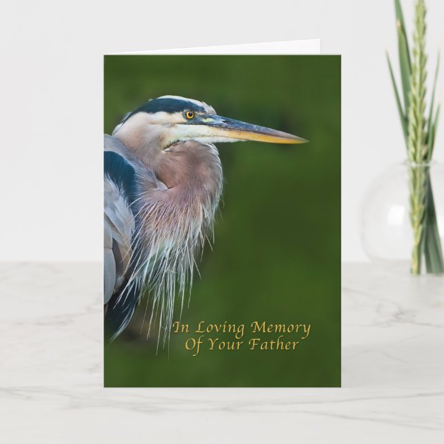 Fars dag i minne av din far kort (Framsida)