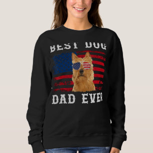 Fars dag i USA flagga Hund, Pappa till Lycklig T Shirt