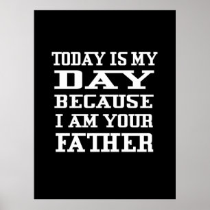 Fars dag Idag är pappa Day Poster