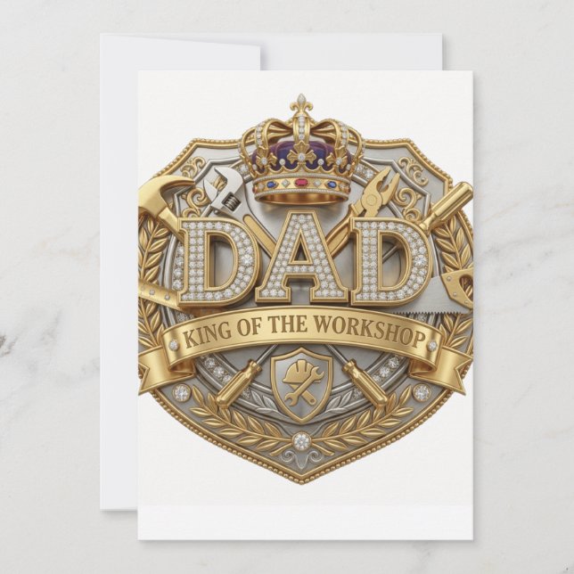 Fars dag inbjudningar (Framsida)
