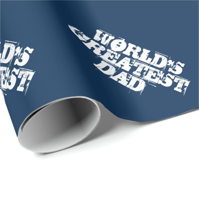 Fars dag inslagning papprare för världens största  presentpapper (Rullad Hörn)