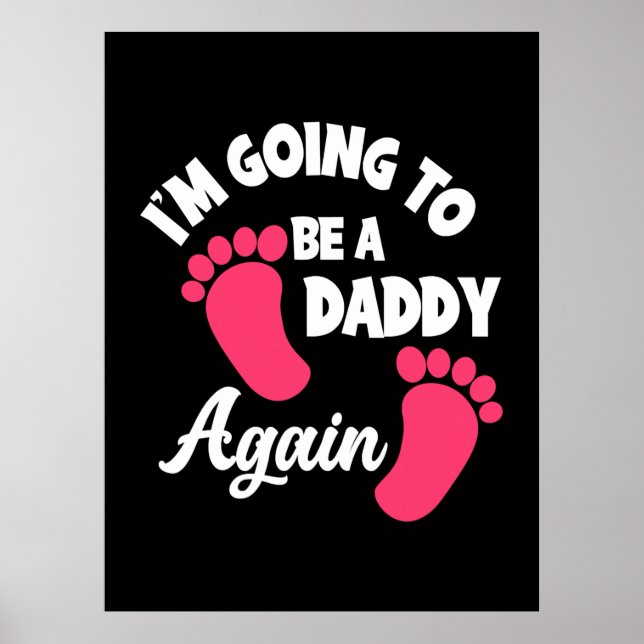 Fars dag | Jag blir pappa igen Poster (Framsidan)