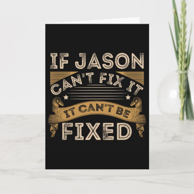 Fars dag Jason-citat  Kort (Framsida)