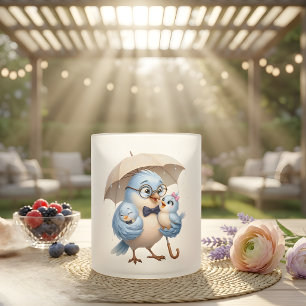 Fars dag Kaffemugg Fågelpresent till pappas fami