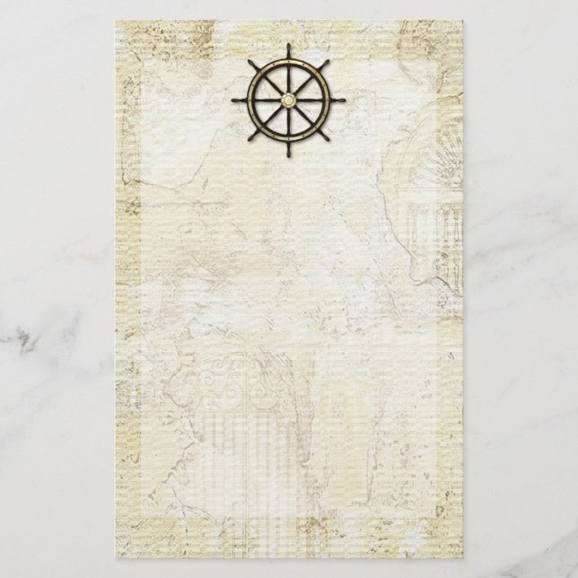 Fars dag - kaptener rullar brevpapper (Framsida)