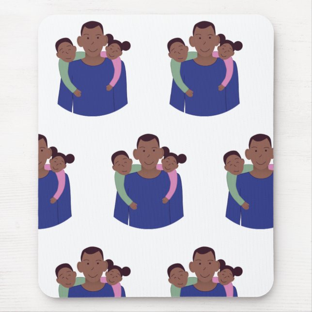 Fars dag Kärlek Mousepad Musmatta (Framsidan)
