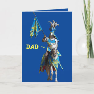 FARS DAG KNIGHT-kort Tack Kort