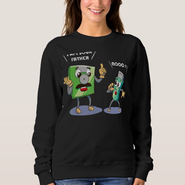 Fars dag-kod binär kodning Computer Hacker Ge T Shirt (Framsida)