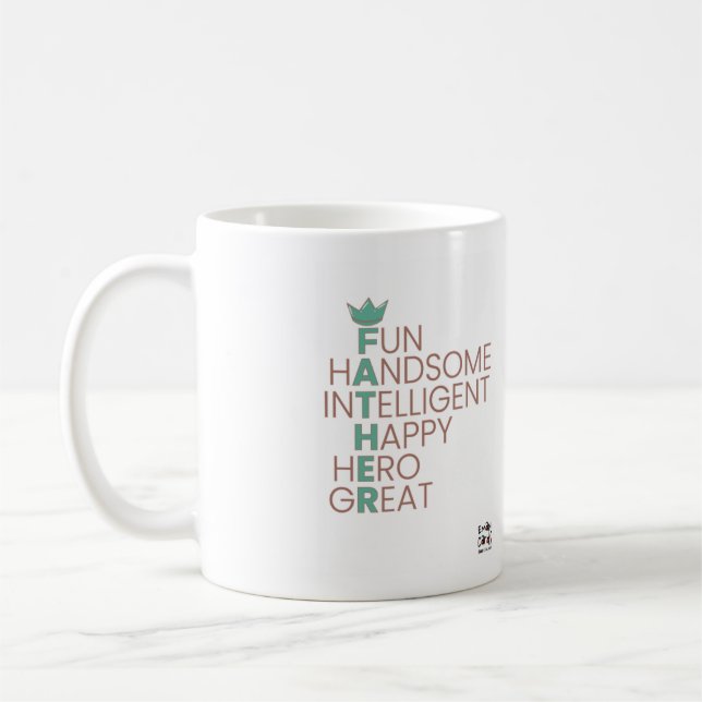 Fars dag - Korsordstema Kaffemugg (Vänster)