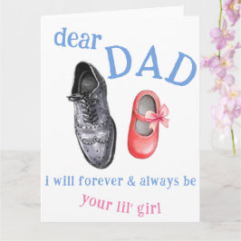 Fars dag-kort - Cute Pappa-dotterkort Kort