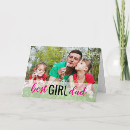 Fars dag-kort för bästa flicka i Pappa Kort