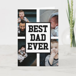 Fars dag-kort för bästa Pappa någonsin-Anpassnings Kort