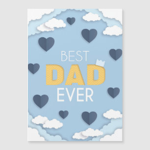 Fars dag-kort för bästa Pappa någonsin i Cute