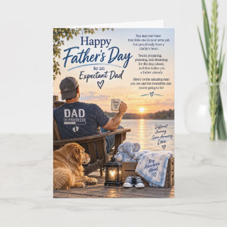 Fars dag-kort för blivande pappor kort