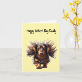 Fars dag-kort för Dachshund Pappa Kort