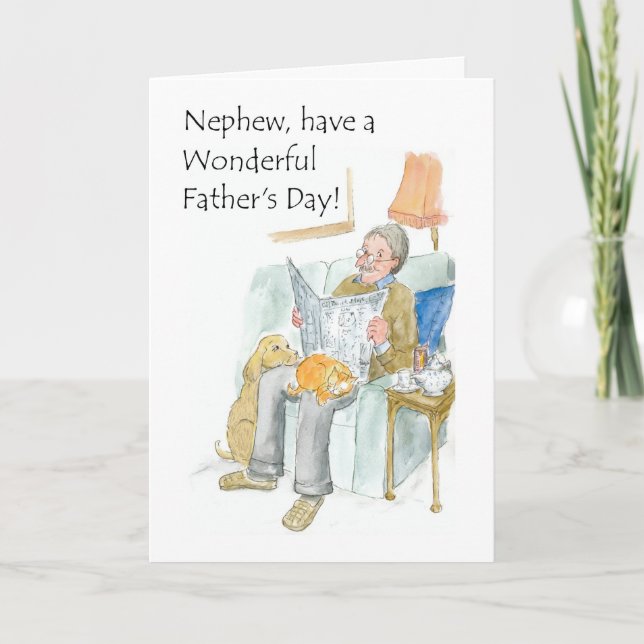 Fars dag-kort för ett Nephew Kort (Framsida)