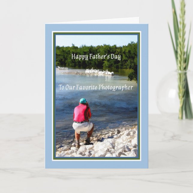 Fars dag-kort för fotograf kort (Framsida)
