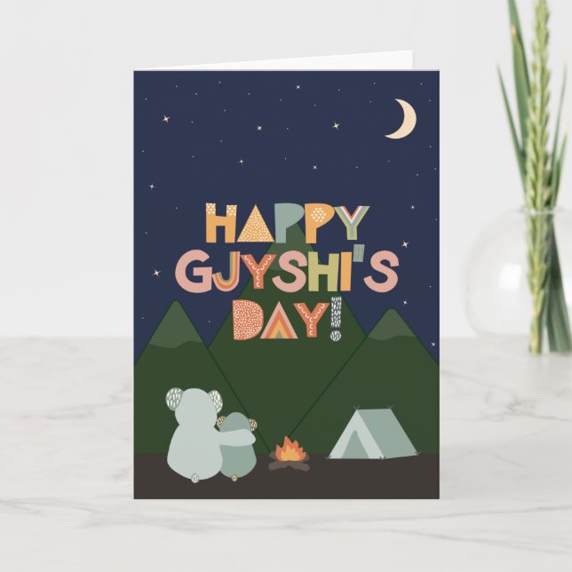 Fars dag-kort för Gjyshi Kort (Framsida)