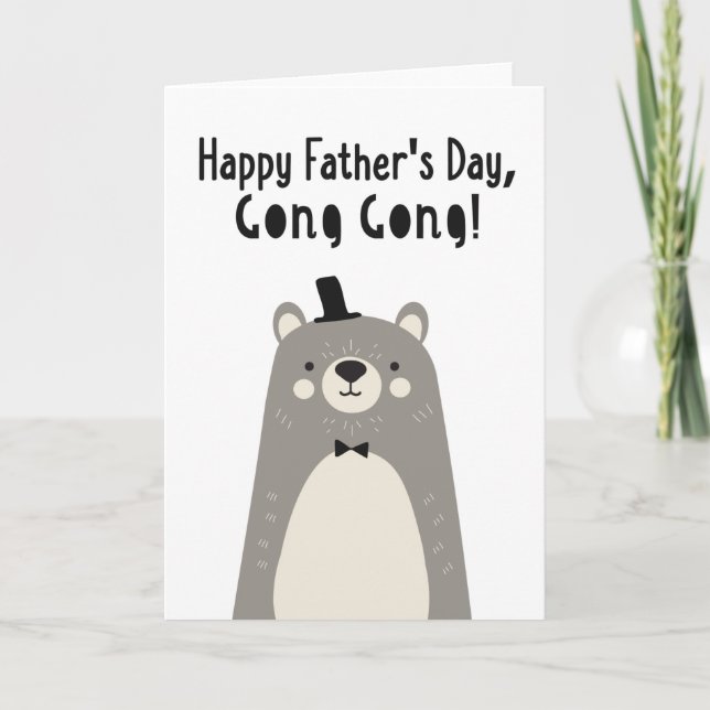 Fars dag-kort för Gong Gong Gong Kort (Framsida)