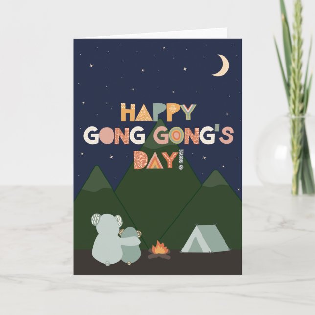 Fars dag-kort för Gong Gong Gong Kort (Framsida)