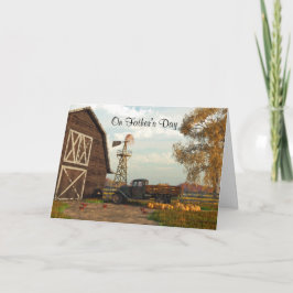 Fars dag-kort för höstservergruppscen kort