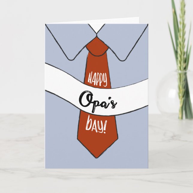 Fars dag-kort för Opa Kort (Framsida)