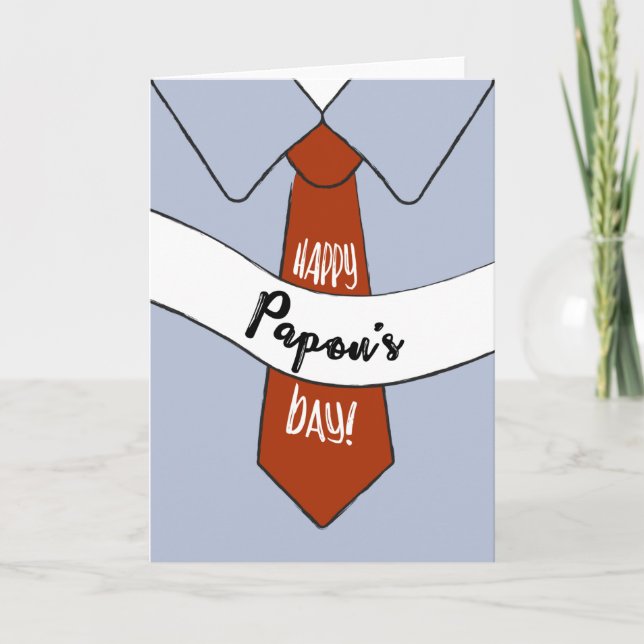Fars dag-kort för Papou Kort (Framsida)