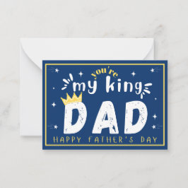 Fars dag-kort för Pappa Anteckningskort