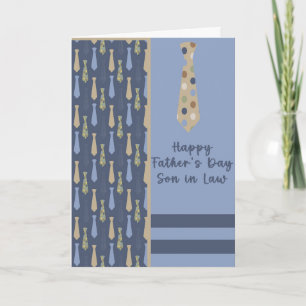 Fars dag-kort för son i juridik i Slate Blue Kort