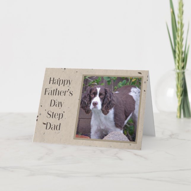 Fars dag-kort för steg Pappa Helgkort (Framsida)