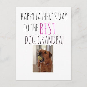 Fars dag-kort från Hund till Hund GRANDPA Vykort