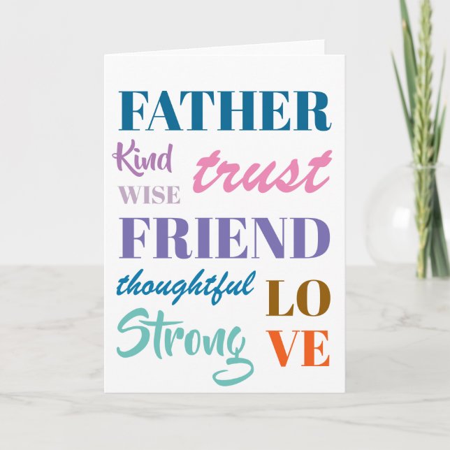 Fars dag-kort kort (Framsida)