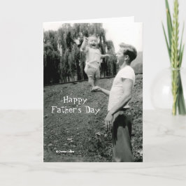 Fars dag-kort med balanserande Baby Kort