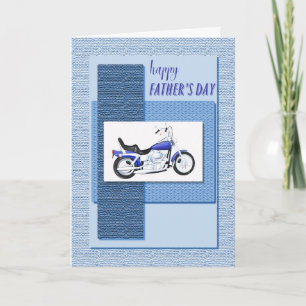 Fars dag-kort med motorcykel kort