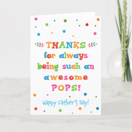 Fars dag-kort till Pappa Kort