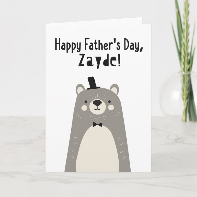 Fars dag-kort till Zayde Kort (Framsida)