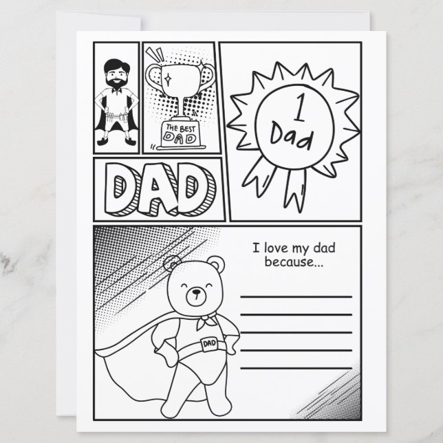 Fars dag-kortets nyckelnamn från Kid (Framsida)