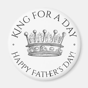 Fars dag Kung för en dag Magnet